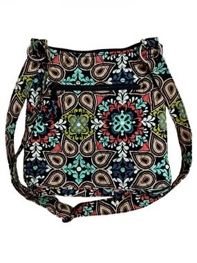 Vera Bradley Heirloom Paisley Mailbag Hipster Crossbody Bag Purse Quilted